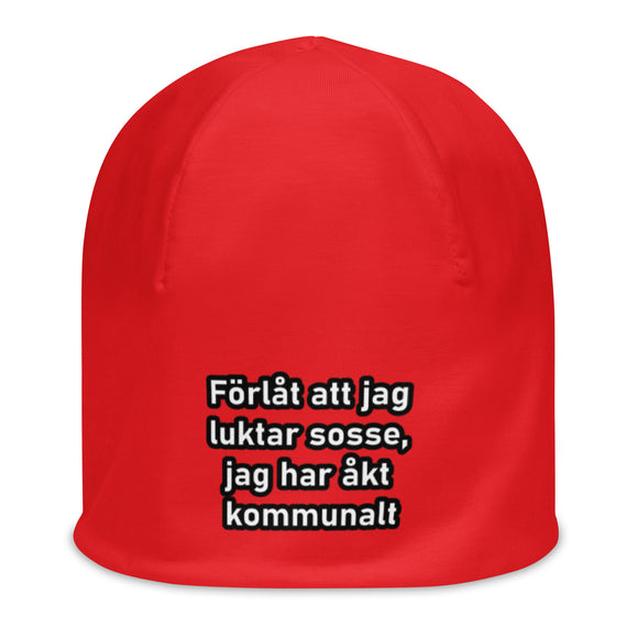 Förlåt att jag luktar sosse Mössa