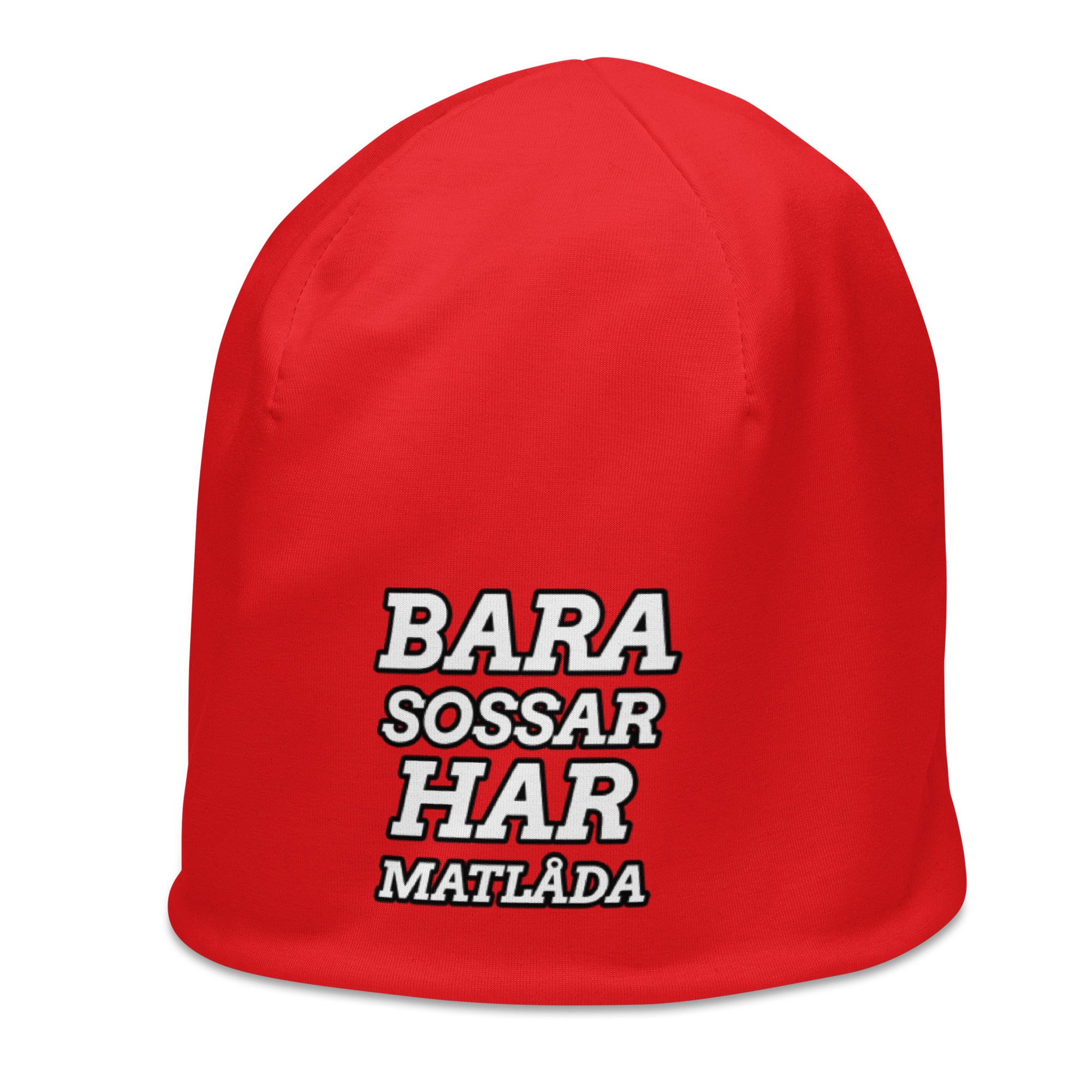 Bara sossar har matlåda Mössa