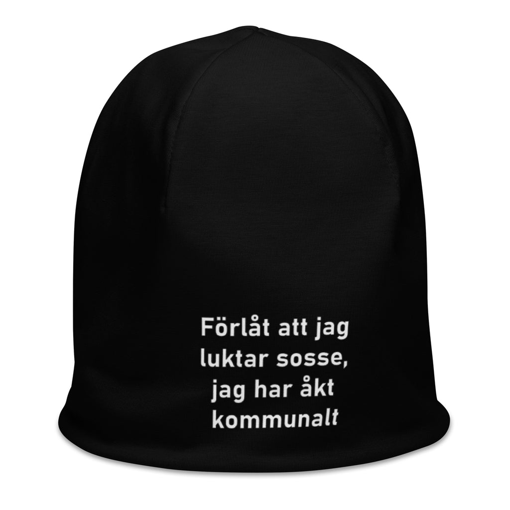 Förlåt att jag luktar sosse Mössa