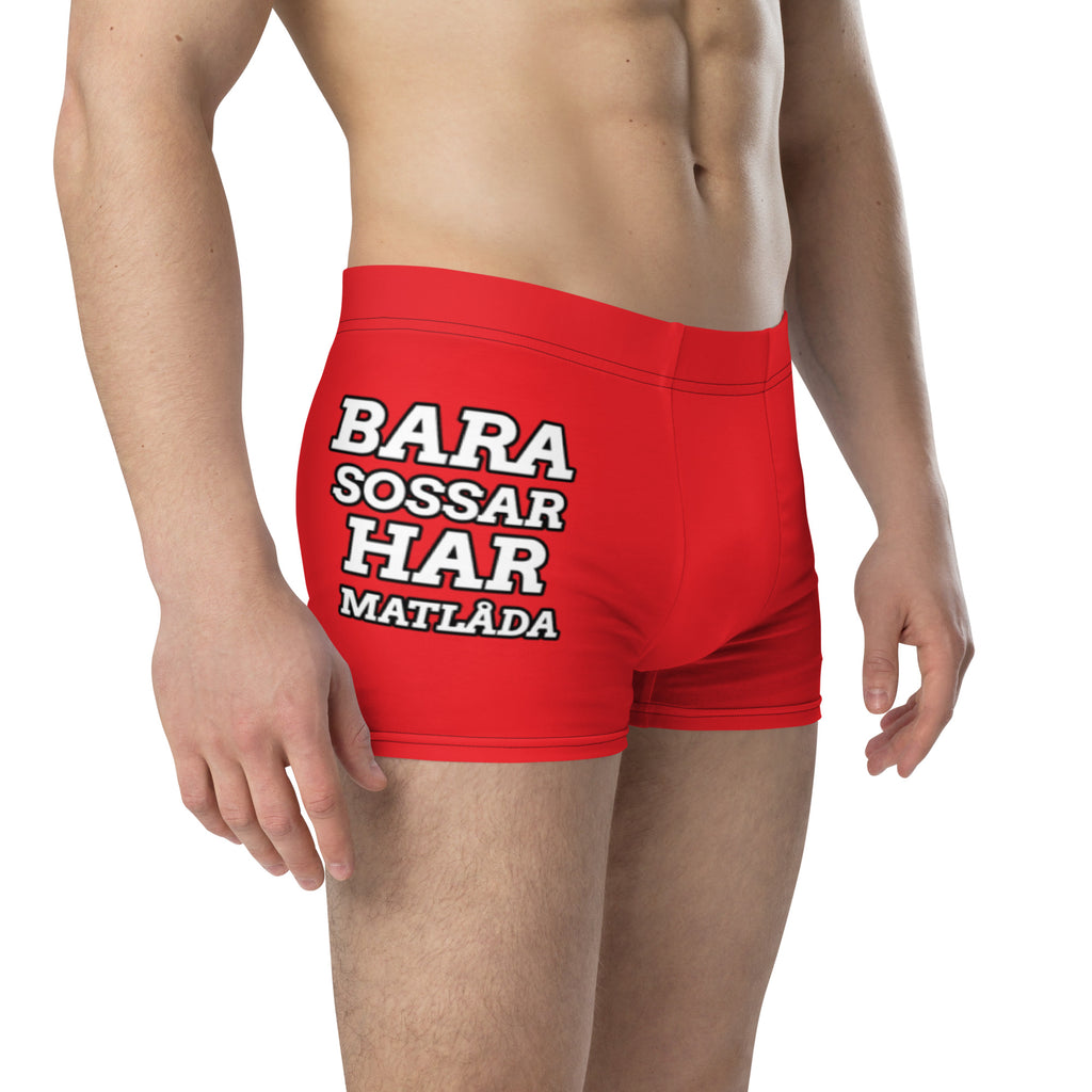 Bara sossar har matlåda kalsonger