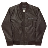 #Sosse Leather Bomber Jacka