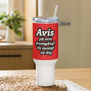 Avis på min framgång- Resemugg med handtag