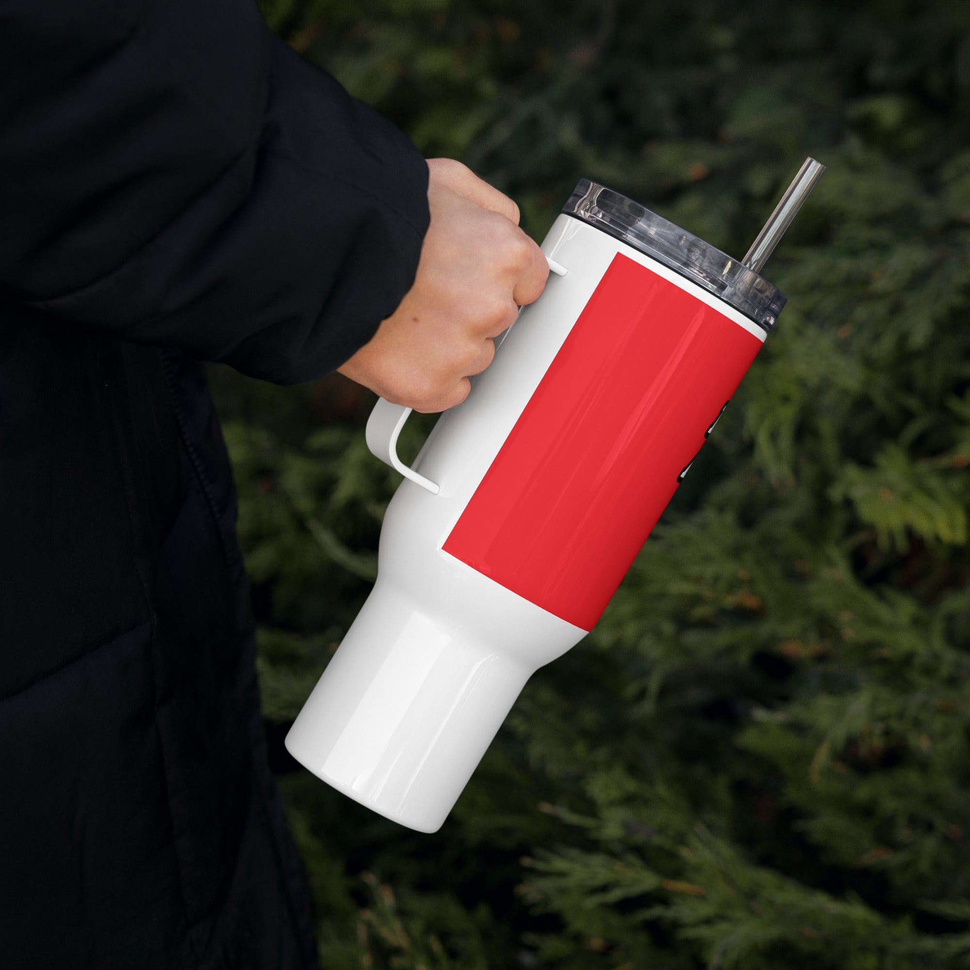 Min pappa är för rik att vara en sosse- Resemugg med handtag