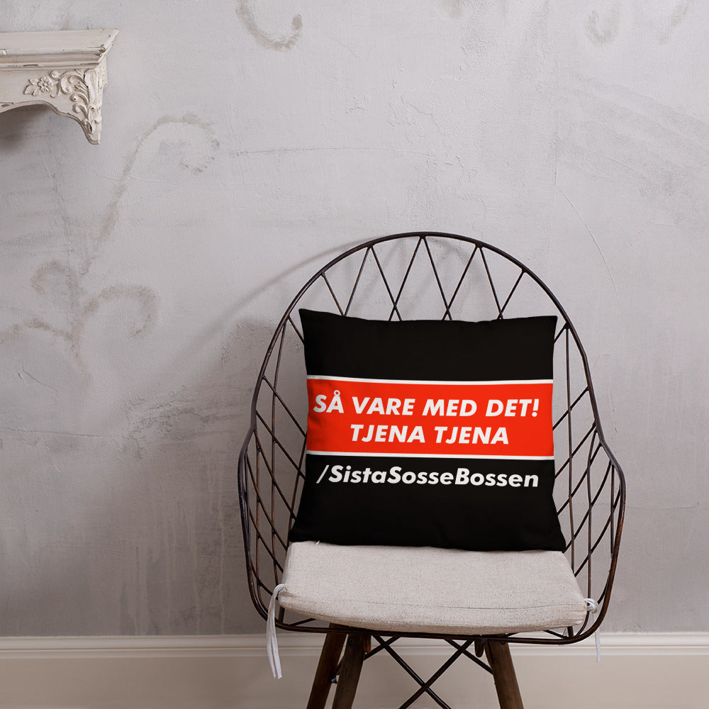 Så var de med de tjena tjena Kudde