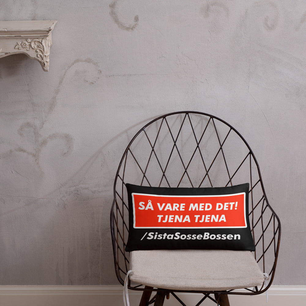 Så var de med de tjena tjena Kudde