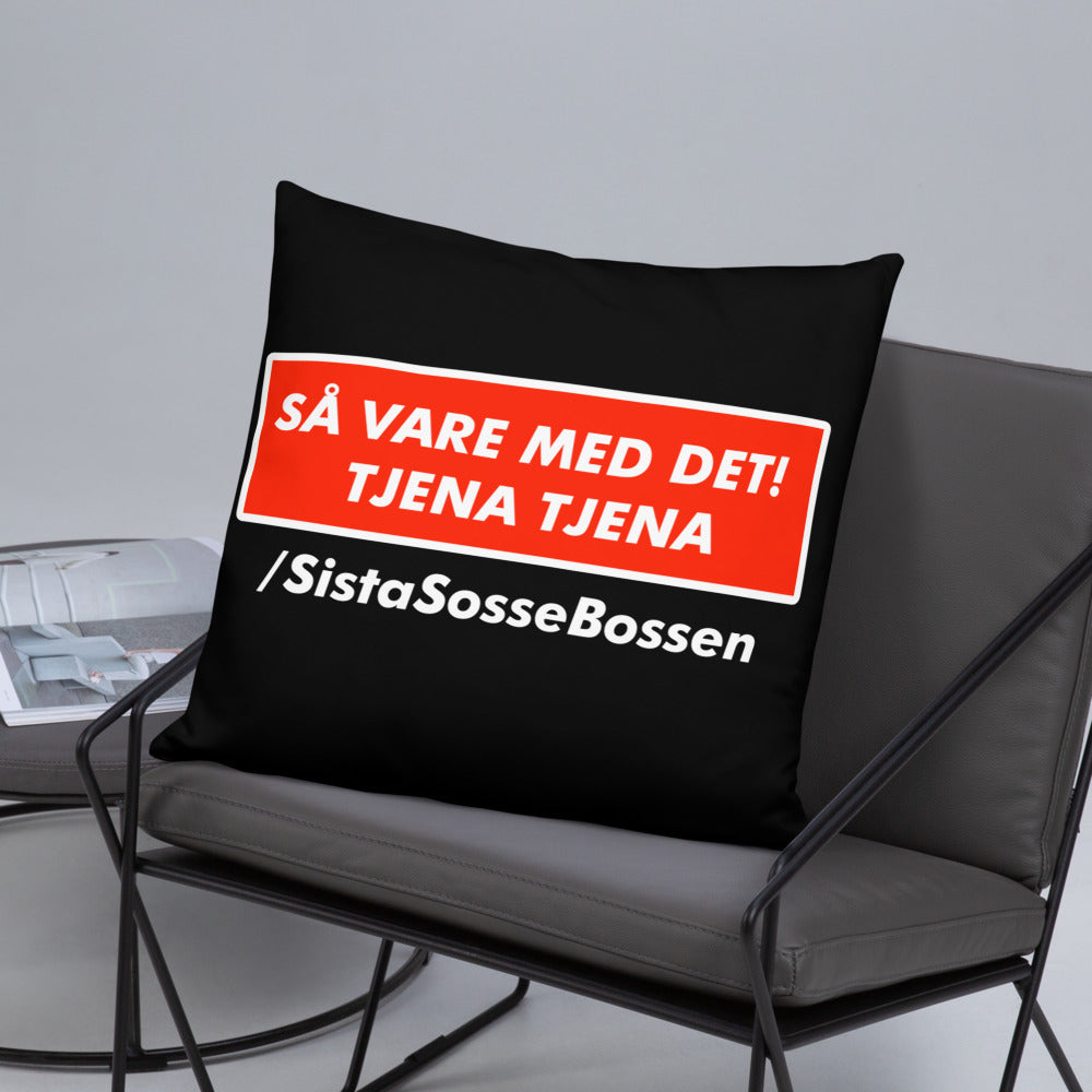 Så var de med de tjena tjena Kudde