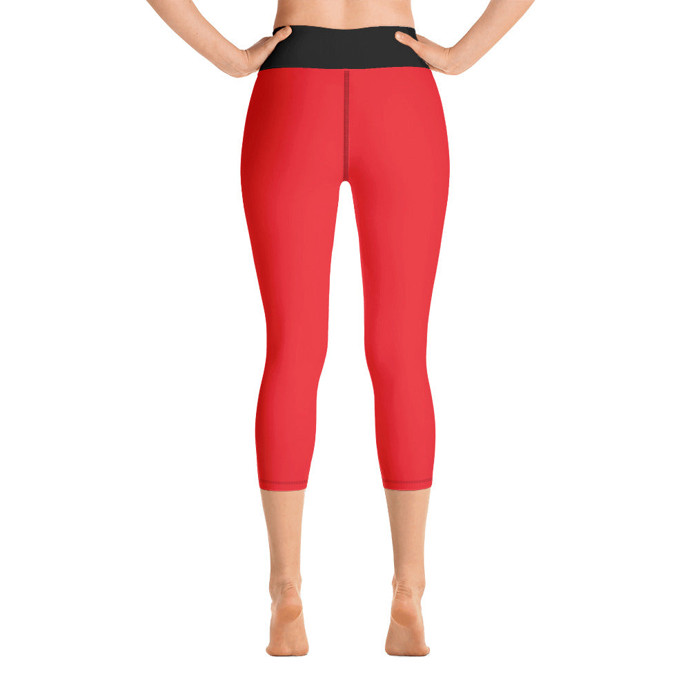 Yoga Capri Leggings "Jag är för rik att vara en sosse"