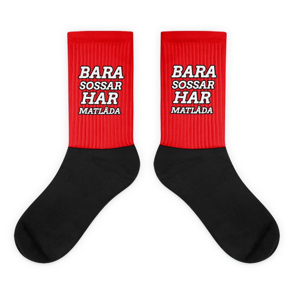 Bara sossar har matlåda Strumpor