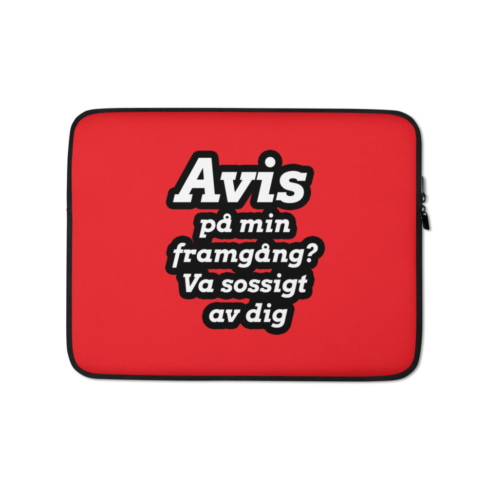 Laptop Väska " Jag är för rik att vara en sosse "