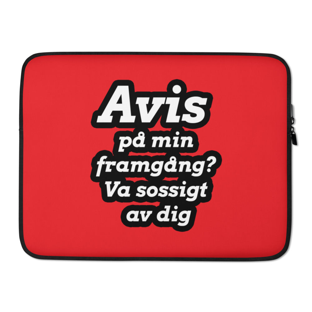 Laptop Väska " Jag är för rik att vara en sosse "
