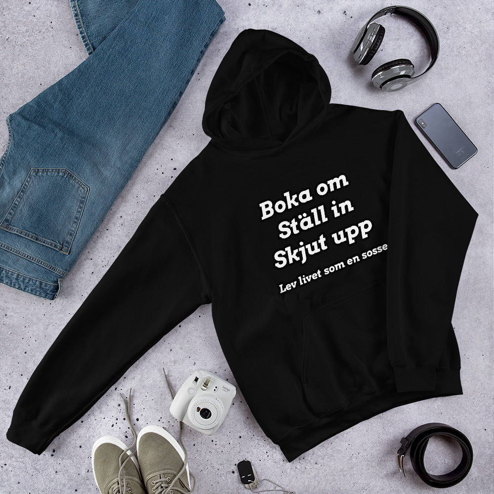 Boka om, Ställ in, Skjut upp Hoodie