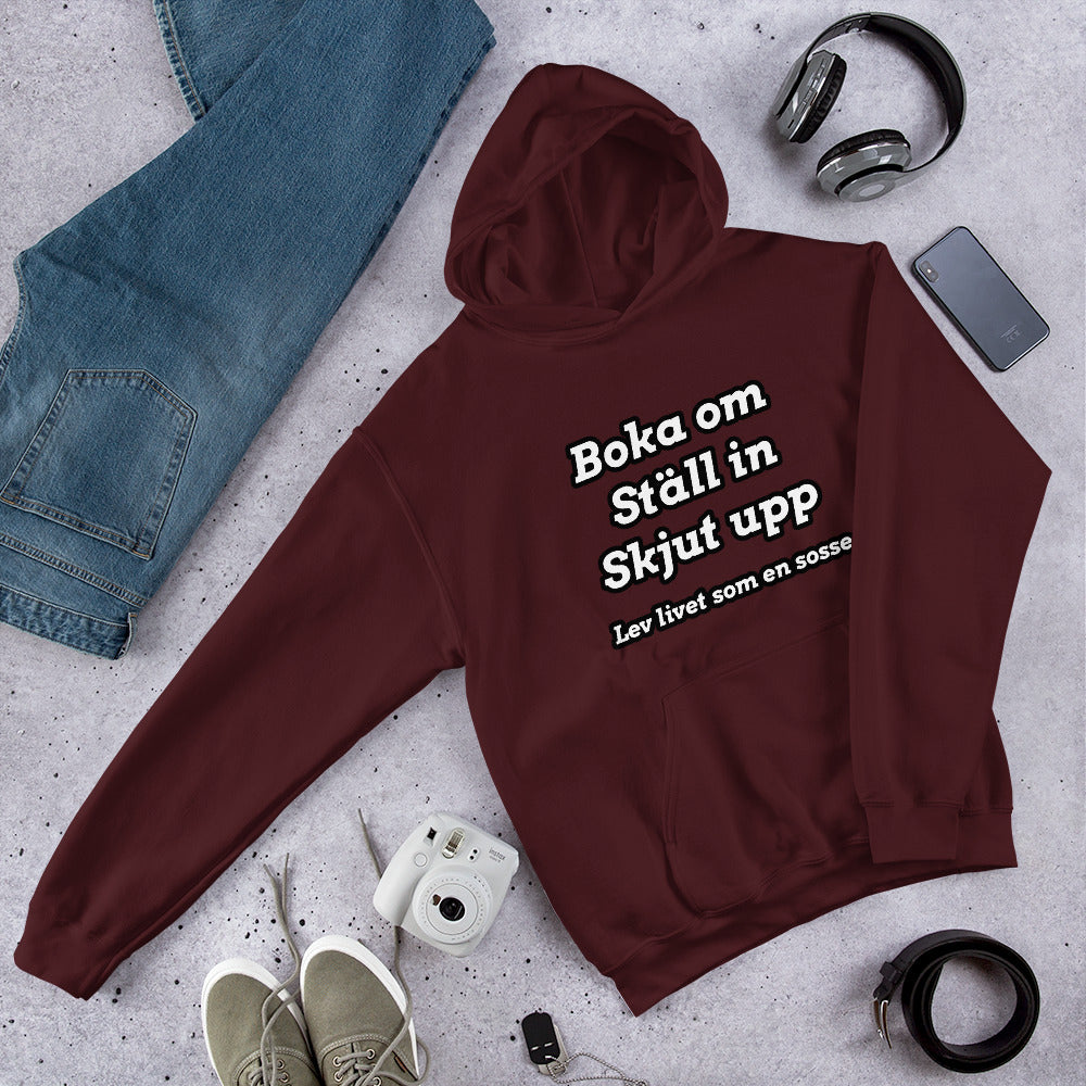 Boka om, Ställ in, Skjut upp Hoodie