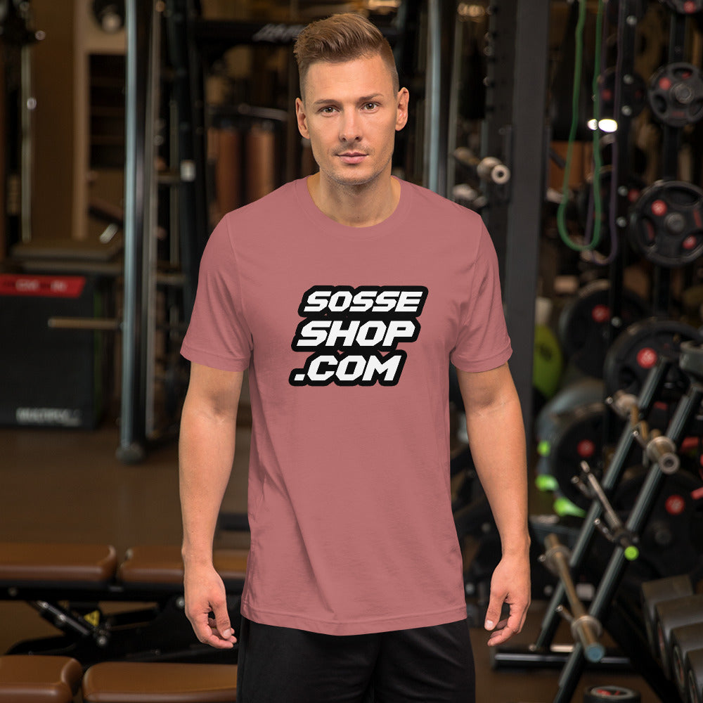 Sosseshop logo fram/ bak det är fint att betala skatt T-Shirt