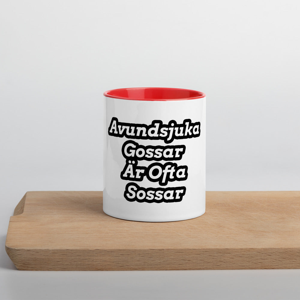 Avundsjuka Gossar är ofta Sossar Mugg