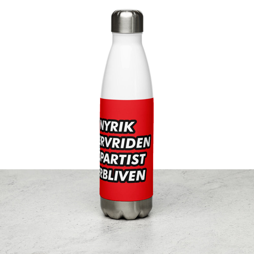 Vattenflaska & Termos i rostfritt stål - Nyrik och högervriden