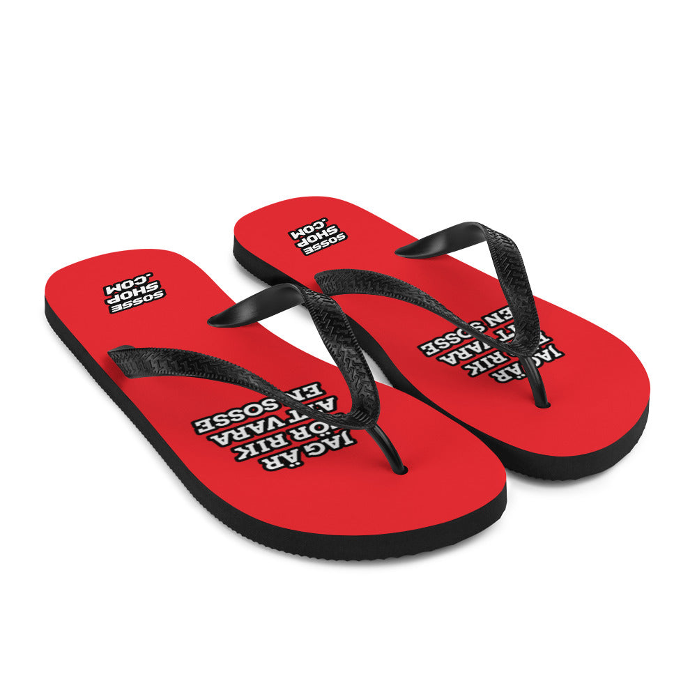 Jag är för rik att vara en sosse Flip-Flops