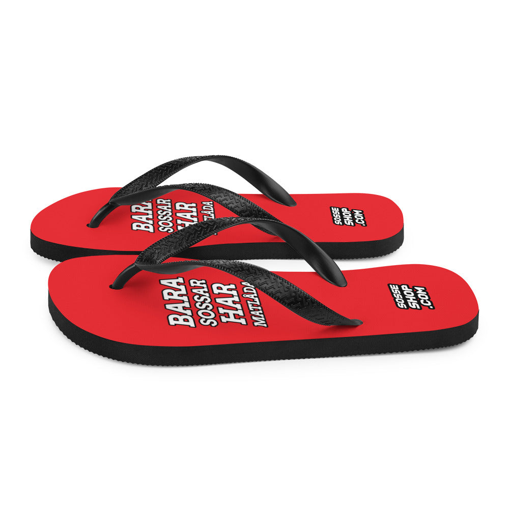 Bara sossar har matlåda Flip-Flops