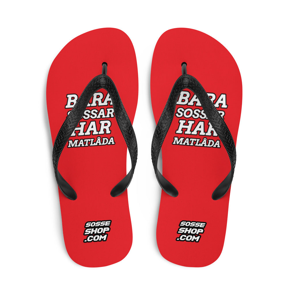 Bara sossar har matlåda Flip-Flops
