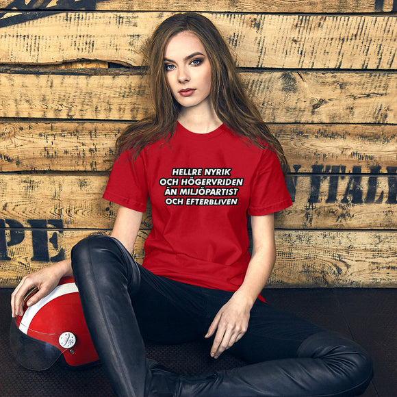 Kortärmad t-shirt i unisex-modell 